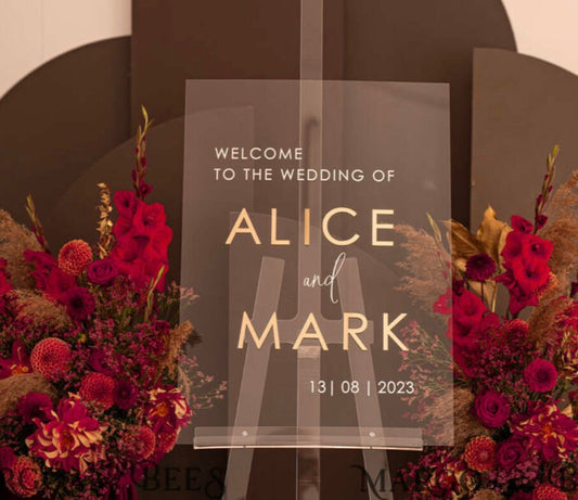 Segno di nozze di benvenuto - Doccia nuziale Segno di benvenuto - Segno di benvenuto Matrimonio moderno - Arredamento rustico di nozze