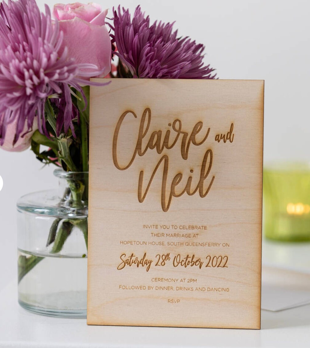 Invito di nozze in legno partecipazioni in legno personalizzati inviti di nozze rustici, invito al ricevimento di nozze,legno Save the date