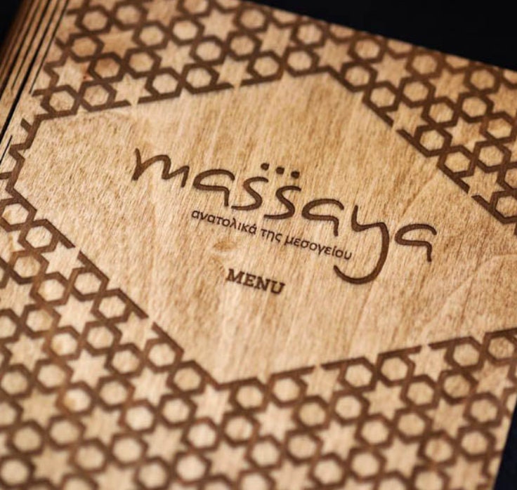 portamenu personalizzati in legno 150x300mm legno con incisione laser fatti a mano portamenu su misura per ristorante pub bar