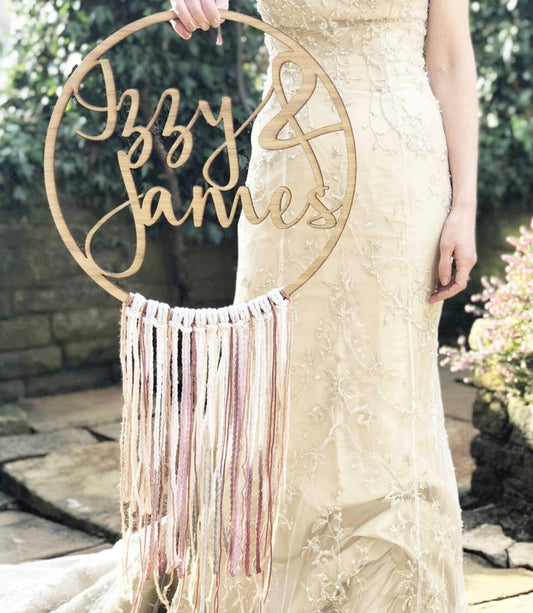 nome personalizzato cerchio per decorare matrimonio cresima party festa nome intagliato decorazione casa