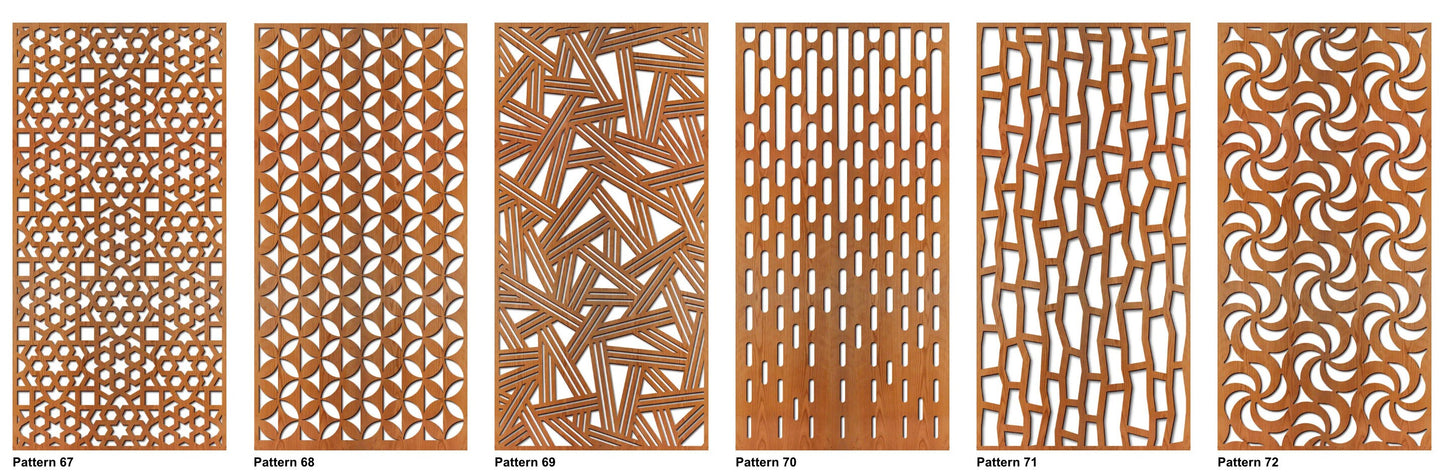 pannello mdf o legno traforato non verniciati interni esterni taglio laser decorazione casa, quadro, fai da te, separè