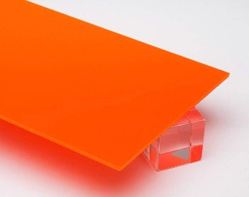 plexiglass arancione opal diversi formati e colori - lastra di plexiglass arancione opal 3 mm lastre plexiglass colorato su misura