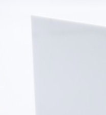 Pannello in plexiglass bianco latte coprente 4mm - realizzare progetti di design personalizzati, paravento, coperture, mensole, targa...