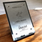 Targa Premio/Certificato "Partner Premium acciaio abs " - Design Moderno (Formato A5)