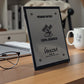 Targa Premio/Certificato "Partner Premium ottone " - Design Moderno (Formato A5)