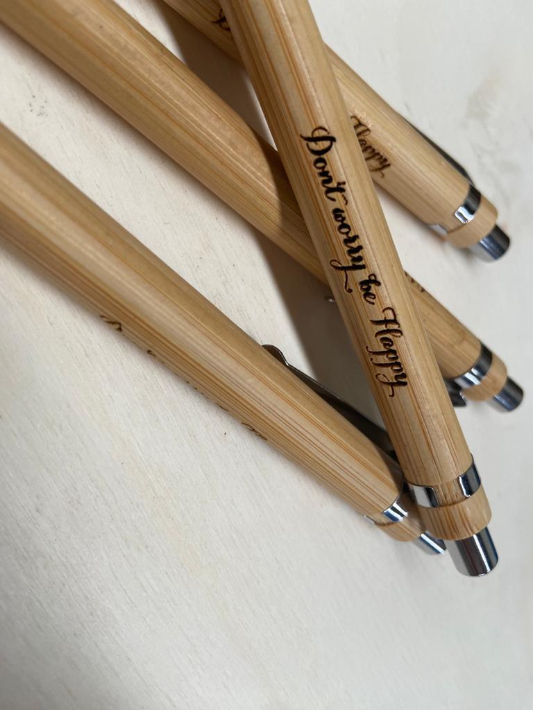 Penne a Sfera in Legno 10-50-100, pezzi Penna a Sfera in Legno Scrittura Penna a Sfera in Legno di Bambù, Natura Ecologico Senza Plastica