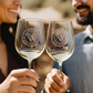Bicchieri da vino rosso personalizzati con incisione laser nomi, loghi invia il tuo design regalo / bar / ristoranti / hotel /bnb