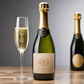 flute da champagne spumante prosecco personalizzati con incisione laser nomi, loghi invia il tuo design regalo / bar / ristoranti / hotel