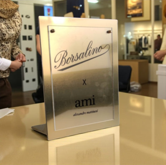 Targa Premio/Certificato "Partner Premium ottone " - Design Moderno (Formato A5)
