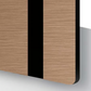 Trofeo in legno personalizzato in argento abs spazzolato e legno Premio Design personalizzato su misura Targa moderna in legno Corsa unica Personalizzato