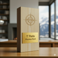 Trofeo blocco in legno personalizzato in argento abs spazzolato e legno Premio Design personalizzato su misura Targa moderna in legno Corsa unica Personalizzato