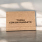 Zerbino Design unico inciso al laser, perfetto come idea regalo personalizzato con il tuo logo o grafica