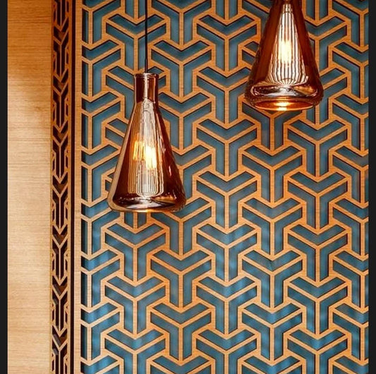 hiro pannello traforato moderno o legno traforato non verniciati interni esterni taglio laser decorazione casa, quadro, fai da te, separè