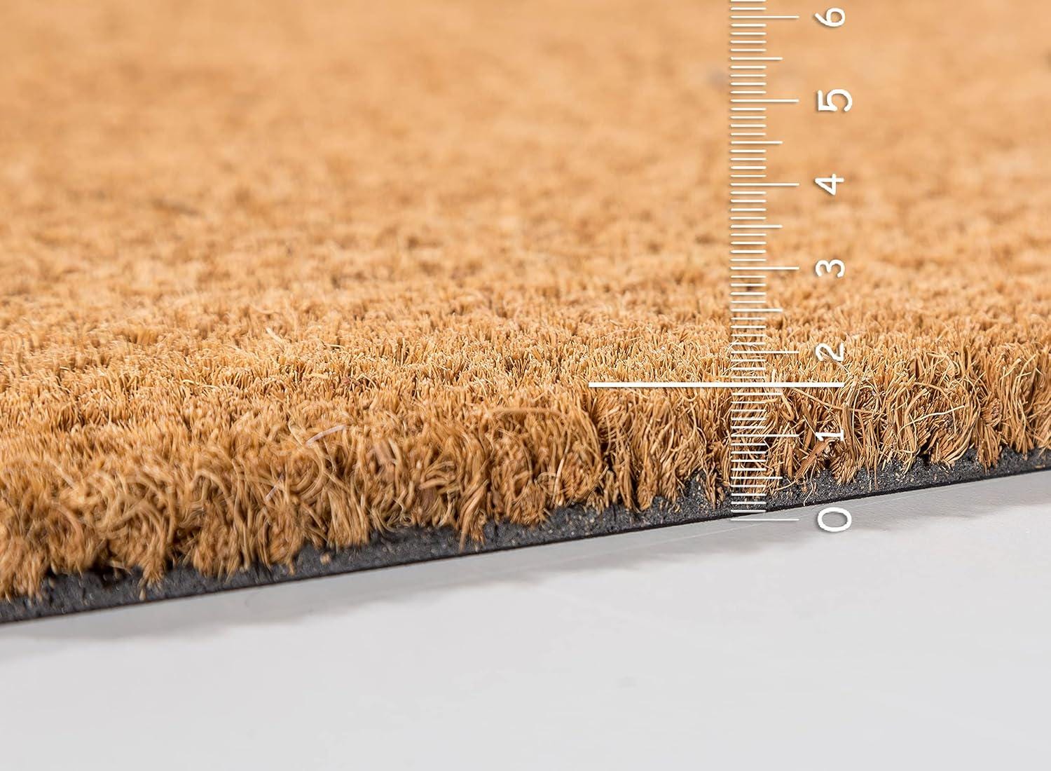 Anche lo zerbino ha più dignità di me. Ma ora basta. Personalizzato in Fibra di Cocco – Incisione Laser – Welcome Mat Ingresso Casa