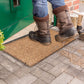 Alexa, ignore the guests Personalizzato in Fibra di Cocco – Incisione Laser – Welcome Mat Ingresso Casa