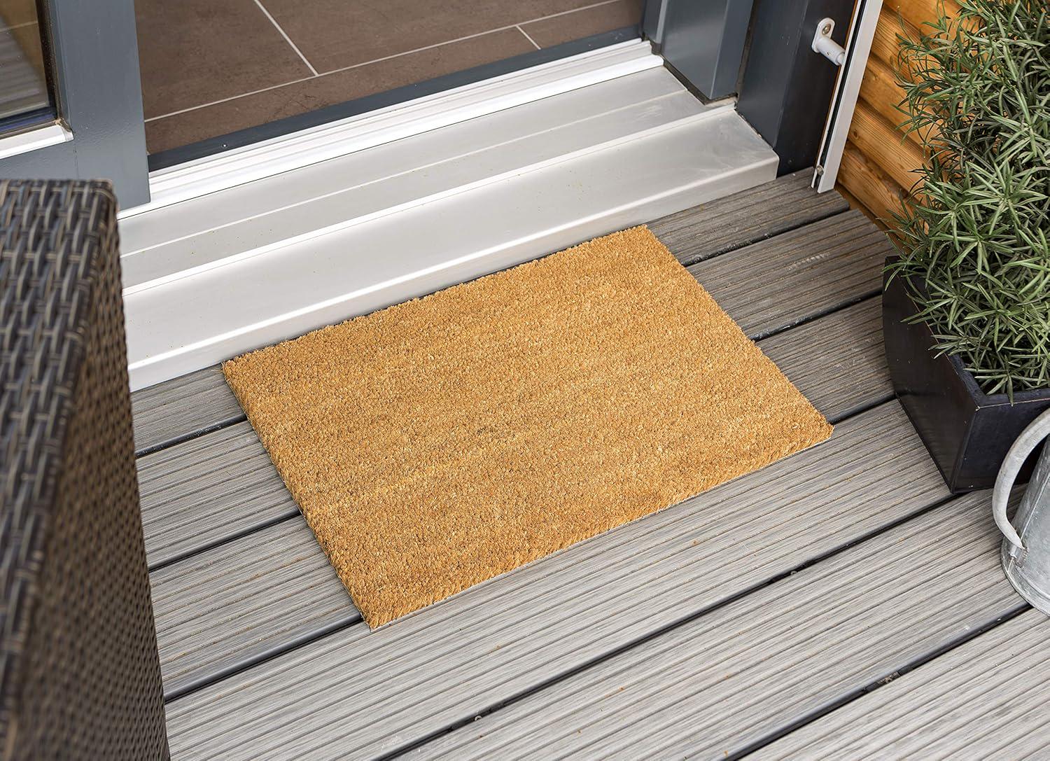 Anche lo zerbino ha più dignità di me. Ma ora basta. Personalizzato in Fibra di Cocco – Incisione Laser – Welcome Mat Ingresso Casa