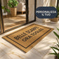 Belle scarpe ora toglile ! Zerbino Personalizzato in Fibra di Cocco – Incisione Laser – Welcome Mat Ingresso Casa – Idea Regalo Nuova Casa
