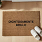 dignitosamente brillo Zerbino Personalizzato in Fibra di Cocco – Ingresso Casa – Regalo Nuova Casa