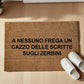 A nessuno frega un caxxo Zerbino Personalizzato in Fibra di Cocco – Ingresso Casa – Regalo Nuova Casa