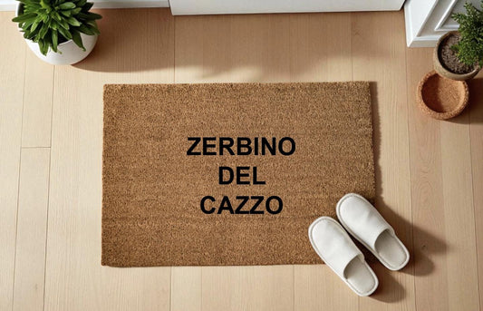 zerbino del caxxo Zerbino Personalizzato in Fibra di Cocco – Ingresso Casa – Regalo Nuova Casa