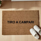 tiro a campari zerbino Personalizzato in Fibra di Cocco – Incisione Laser – Welcome Mat Ingresso Casa