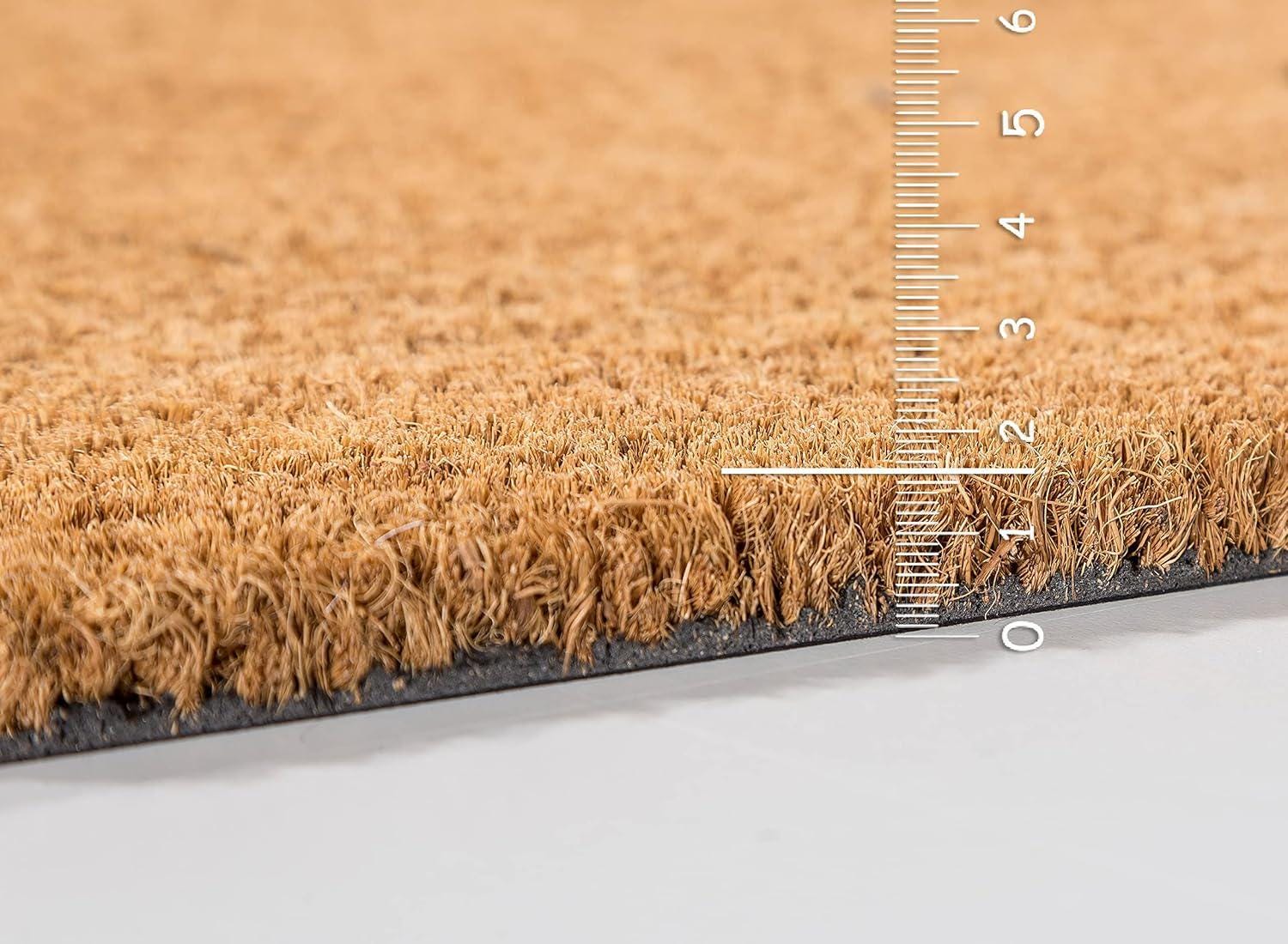 Benvenuti Zerbino Personalizzato in Fibra di Cocco – Incisione Laser – Welcome Mat Ingresso Casa – Idea Regalo Nuova Casa