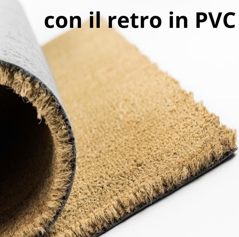 Alexa, ignorali Personalizzato in Fibra di Cocco – Incisione Laser – Welcome Mat Ingresso Casa