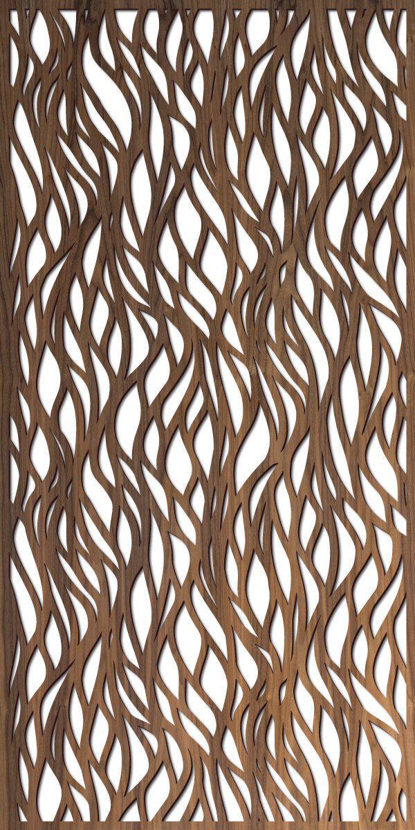 onda mossa pannello legno traforato non verniciati interni esterni taglio laser decorazione casa, quadro, fai da te,