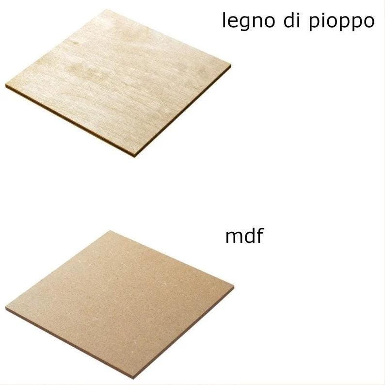 onda mossa pannello legno traforato non verniciati interni esterni taglio laser decorazione casa, quadro, fai da te,