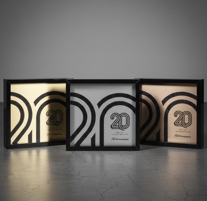 quadro in plastica e bronzo , premio quadrato personalizzato abbinato a cornice flessibile in ottone, targa moderna