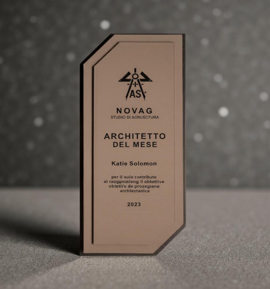 Premio personalizzato in plexiglass e legno argento , trofeo di riconoscimento in legno personalizzato, targa in plastica incisa dipendenti,
