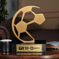 Premio calcio personalizzato in stampa 3d e mdf verniciato oro trofeo di riconoscimento miglior calciatore. effetto luxury