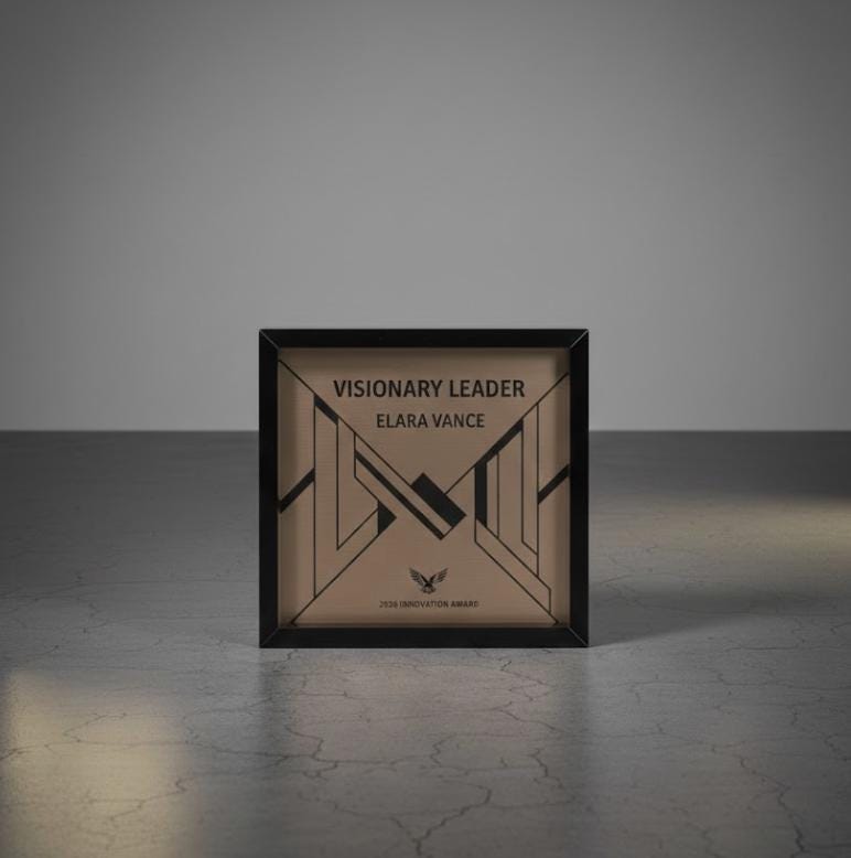 quadro in plastica e bronzo , premio quadrato personalizzato abbinato a cornice flessibile in ottone, targa moderna