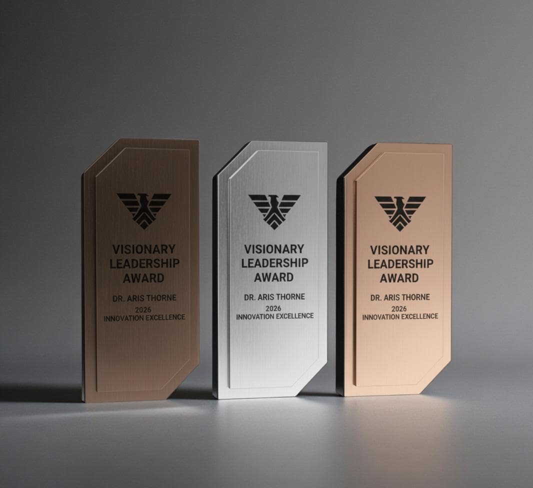 Premio personalizzato in plexiglass e legno , trofeo di riconoscimento in legno personalizzato, targa in plastica incisa per dipendenti,