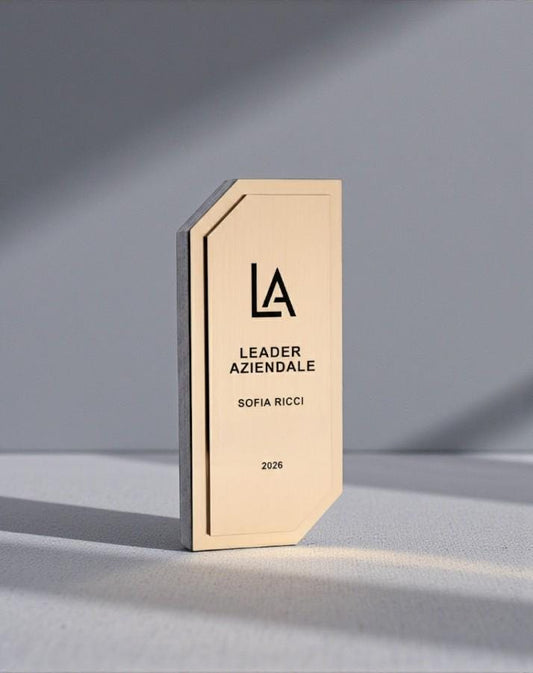 Premio personalizzato in plexiglass e legno , trofeo di riconoscimento in legno personalizzato, targa in plastica incisa per dipendenti,