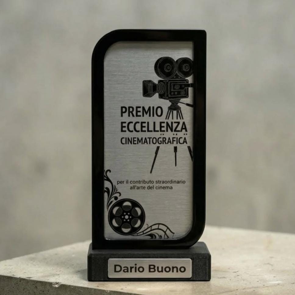 Trofeo Acrilico Personalizzato - Design Unico, Regalo Aziendale Moderno