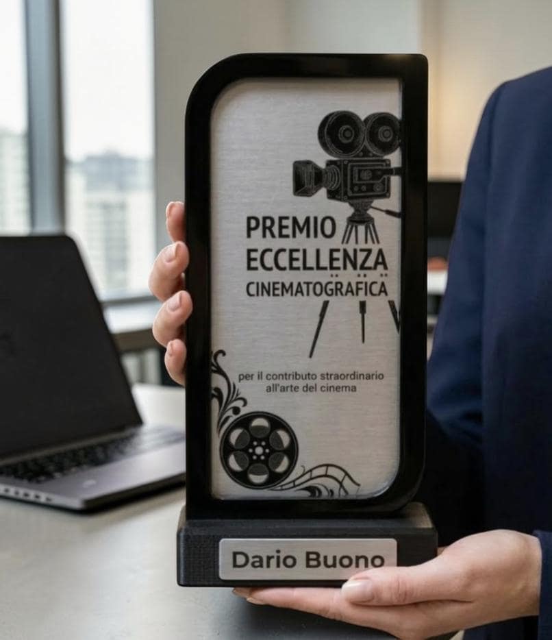 Trofeo Acrilico Personalizzato - Design Unico, Regalo Aziendale Moderno