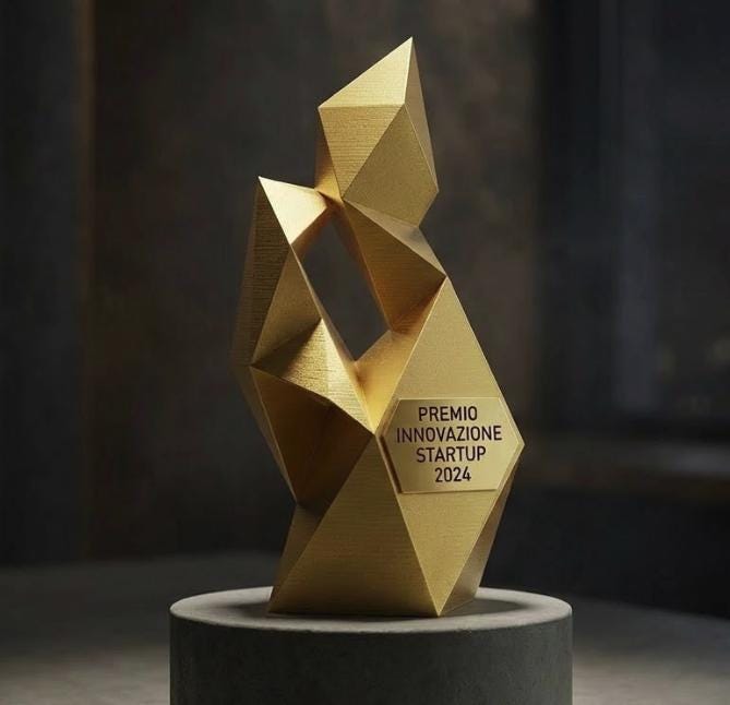 Trofeo Acrilico Personalizzato - Design Unico, Regalo Aziendale Moderno