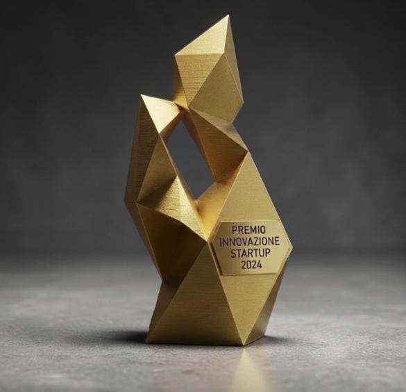 Trofeo Acrilico Personalizzato - Design Unico, Regalo Aziendale Moderno