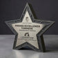 trofeo in stampa 3d a forma di stella con abs acciaio Personalizzato - Design Unico, Regalo Aziendale Moderno Trofeo "Stella dell'Eccellenza
