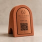 QR Code in pla effetto terracotta rame Personalizzato | Segnaposto Ristorante Elegante | Menu Digitale Menu Cavaliere