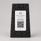 Supporto QR Code Menu Ristorante in PLA effetto pietra vulcanica rame | Totem da Tavolo Personalizzato con Logo e Targhetta Incisa Laser