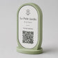 Porta Menu QR Code linea POP Bistrò Arancio Pesca Personalizzato per Ristorante e Bar Segnatavolo Menu Digitale Display QR 3d