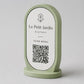 Porta Menu QR Code linea POP Bistrò Rosa confetto Personalizzato per Ristorante e Bar Segnatavolo Menu Digitale Display QR 3d