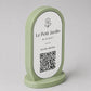 Porta Menu QR Code linea POP Bistrò Arancio Pesca Personalizzato per Ristorante e Bar Segnatavolo Menu Digitale Display QR 3d