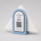 Portatovaglioli QR Code linea POP Bistrò Rosa confetto Personalizzato per Ristorante e Bar Segnatavolo Menu Digitale Display QR 3d