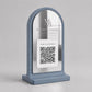 Stand qr code menu 3d qr code Linea PLEXY luxury rosa Personalizzato per Ristorante e Bar Segnatavolo Menu Digitale Display QR 3d