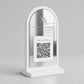 Stand qr code menu 3d qr code Linea PLEXY luxury Personalizzato per Ristorante e Bar Segnatavolo Menu Digitale Display QR 3d