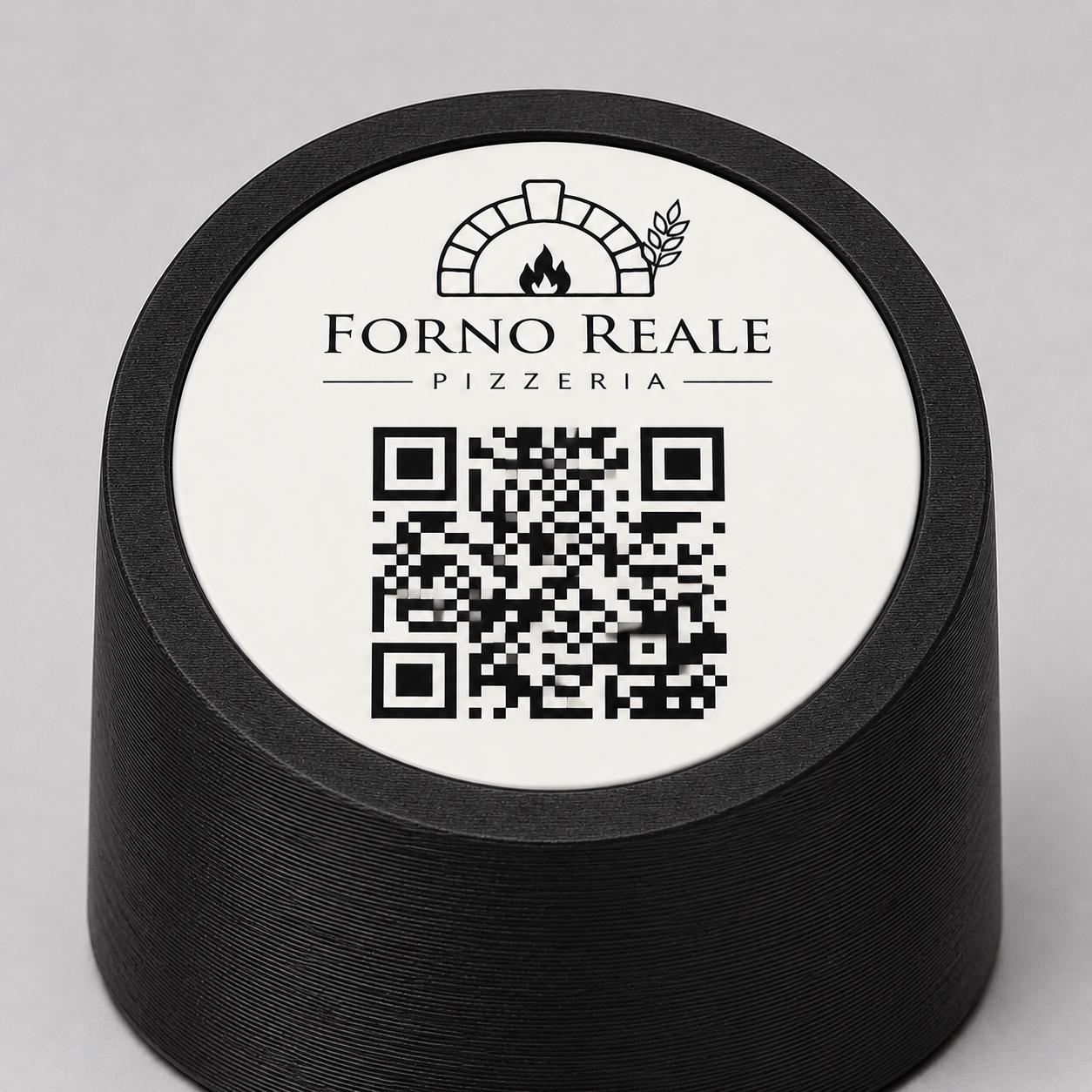 menu 3d qr code Linea MONO Personalizzato per Ristorante e Bar Segnatavolo Menu Digitale Display QR 3d