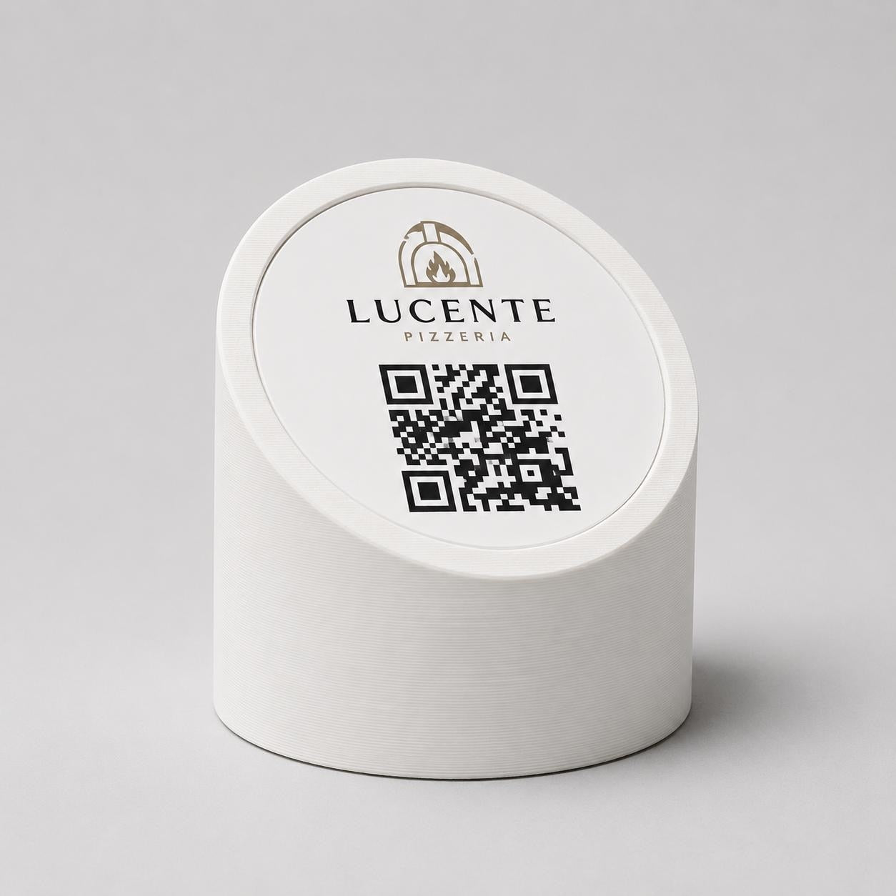 menu 3d qr code Linea MONO Personalizzato per Ristorante e Bar Segnatavolo Menu Digitale Display QR 3d
